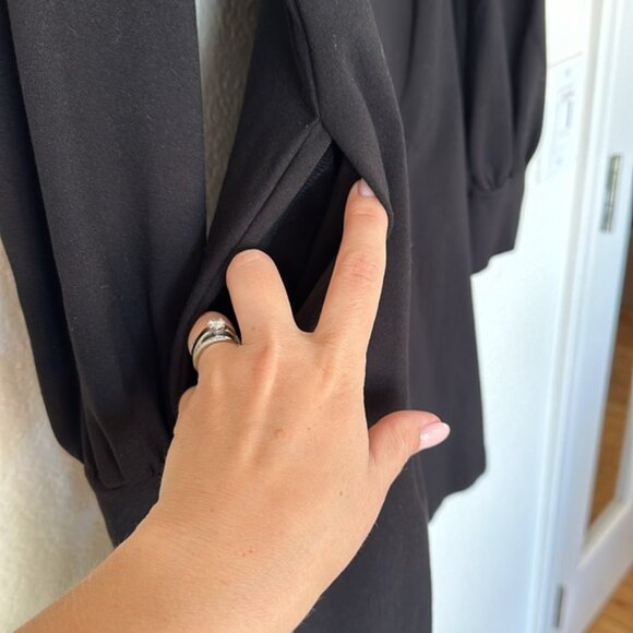 Kate Spade Black Long Sleeve Dress - Picture 3 of 4